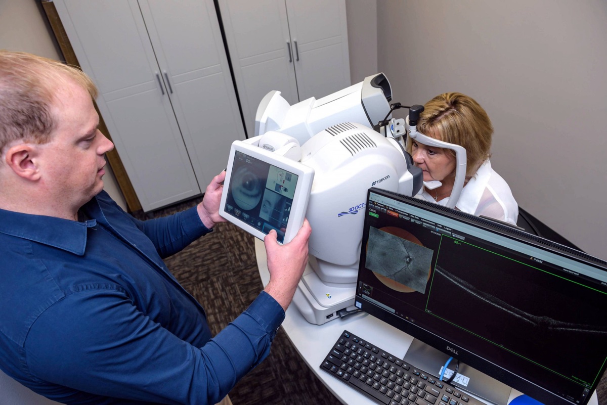 Glaucoma testing at Total Vision Rochester